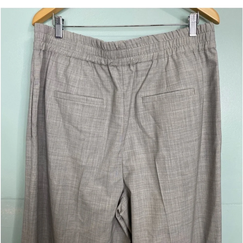 Brunello Cucinelli gray lightweight wool pull-on slacks w/pockets.  14 NWOT - Picture 3 of 8